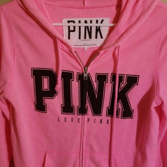 Pink Victoria Secret Hoodie - Picture 2 of 3